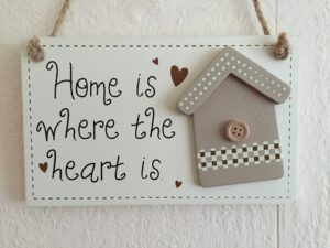A cozy home interior symbolising warmth and love.