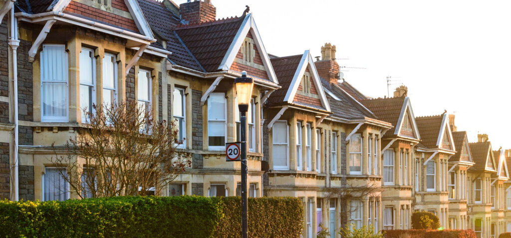 a row of houses