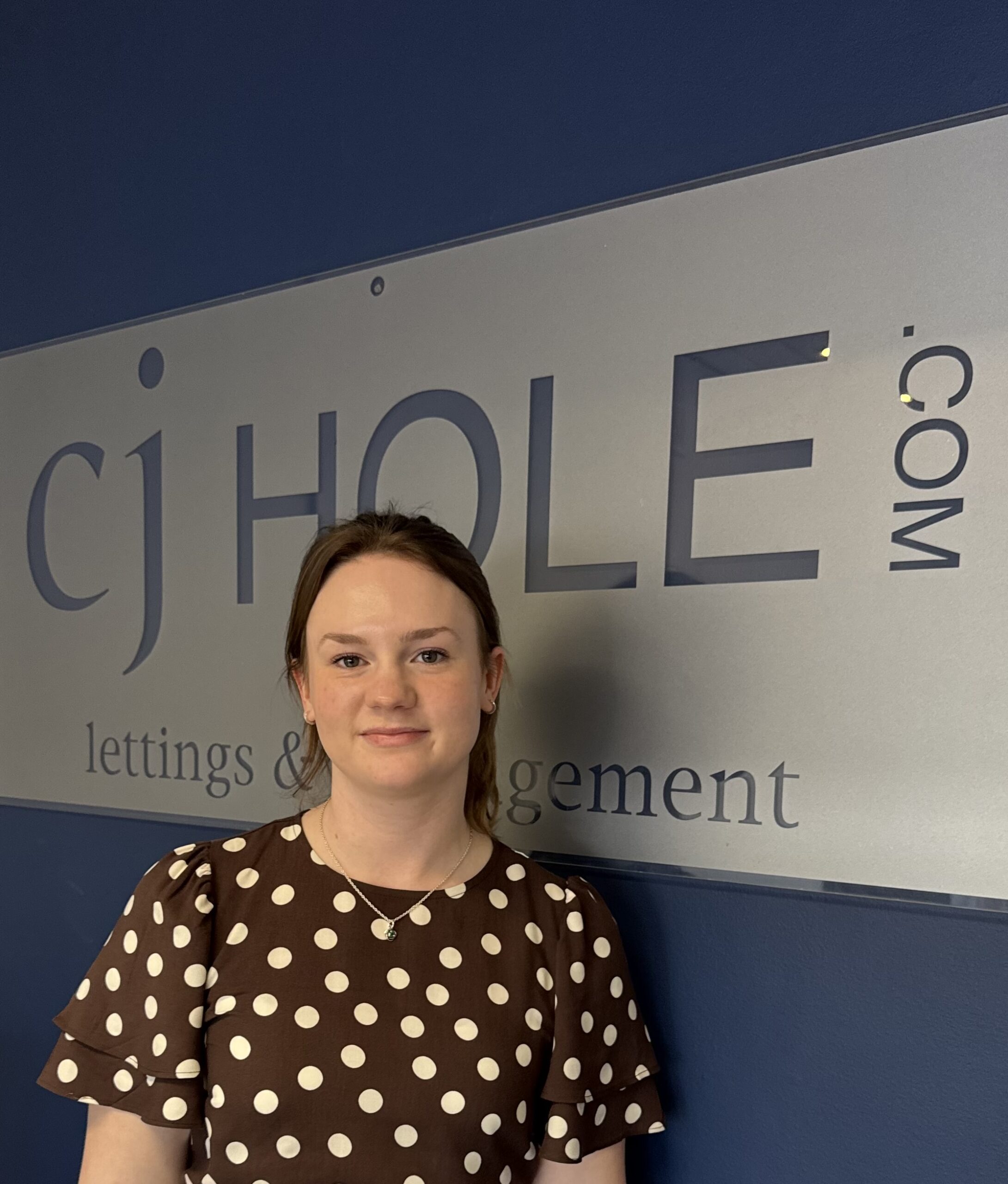Jess Smith, Lettings Negotiator at CJ Hole Hucclecote Estate Agents.