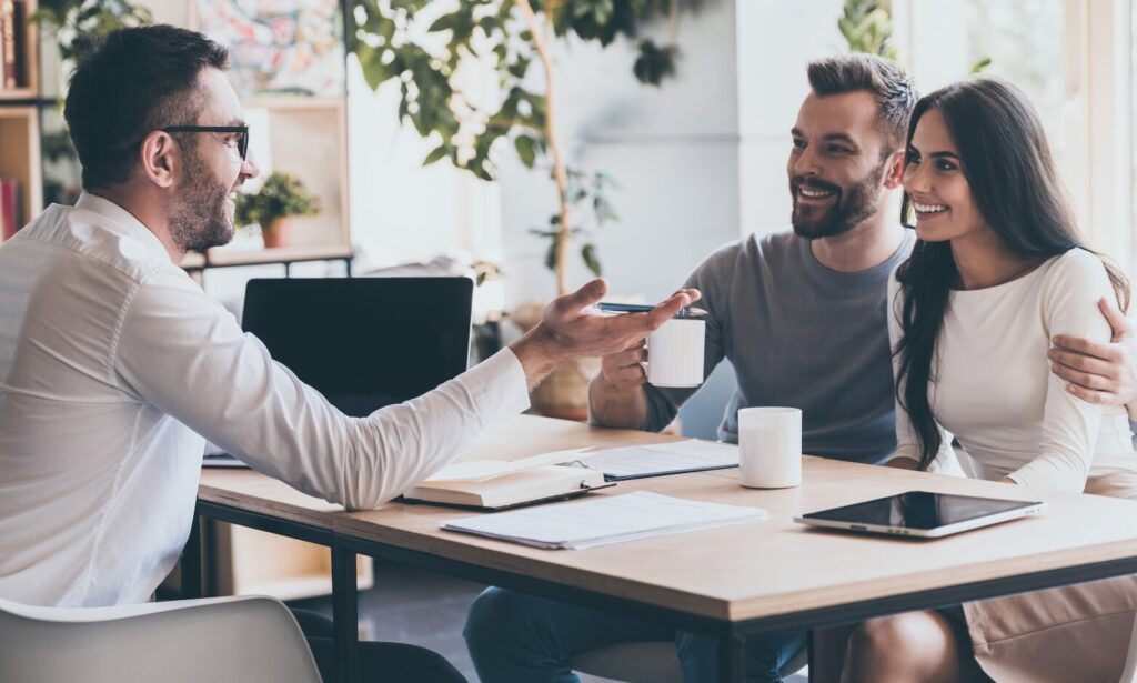 A landlord meeting with a letting agent to discuss rental property management and the Renters' Rights Act in Brislington.
